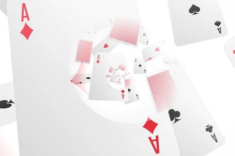 Illustration of a Background with Casino Elements. Concept of betting, gamb.. Stock Illustration