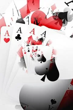 Illustration of a Background with Casino Elements. Concept of betting, gamb.. Stock Illustration