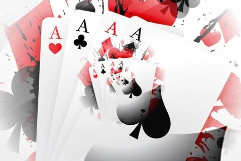 Illustration of a Background with Casino Elements. Concept of betting, gamb.. Stock Illustration