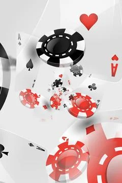 Illustration of a Background with Casino Elements. Concept of betting, gamb.. Stock Illustration