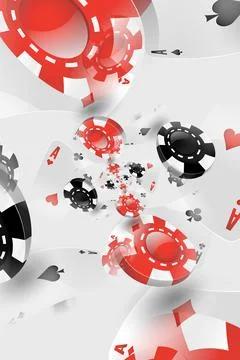 Illustration of a Background with Casino Elements. Concept of betting, gamb.. Stock Illustration