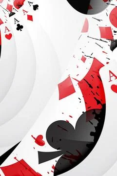 Illustration of a Background with Casino Elements. Concept of betting, gamb.. Stock Illustration