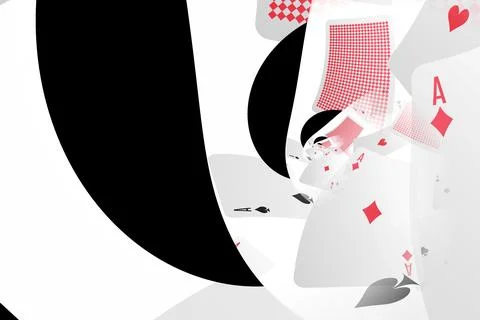 Illustration of a Background with Casino Elements. Concept of betting, gamb.. Stock Photos