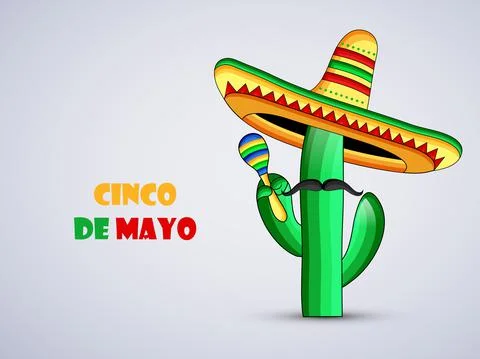 Illustration of background for Cinco De Mayo イラスト素材