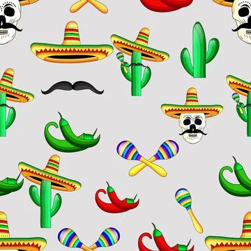 Illustration of background for Cinco De Mayo イラスト素材