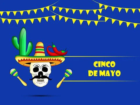 Illustration of background for Cinco De Mayo イラスト素材