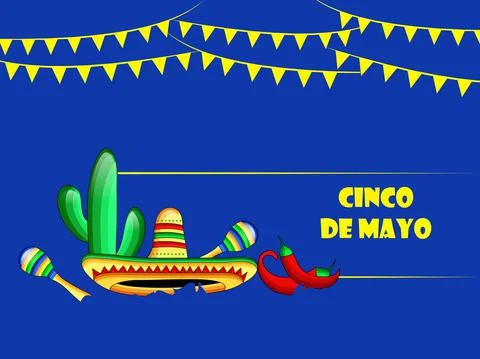 Illustration of background for Cinco De Mayo Illustration
