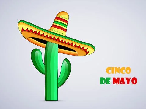 Illustration of background for Cinco De Mayo Stock Illustration