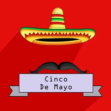 Illustration of background for Cinco De Mayo イラスト素材
