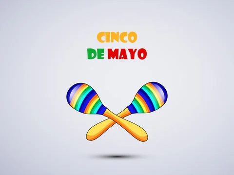 Illustration of background for Cinco De Mayo Illustrazione stock