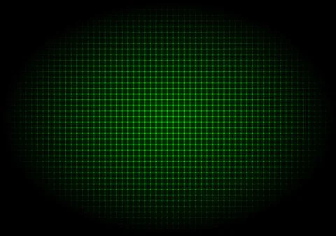 Illustration - background of green laser grid Stock Illustration