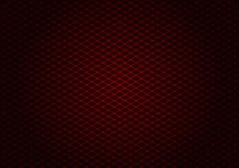 Illustration - background of red laser grid Stock Illustration
