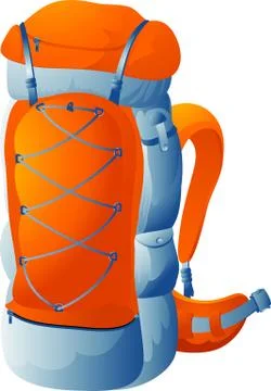 Illustration of backpack, with white background vector-eps Stock-Illustration