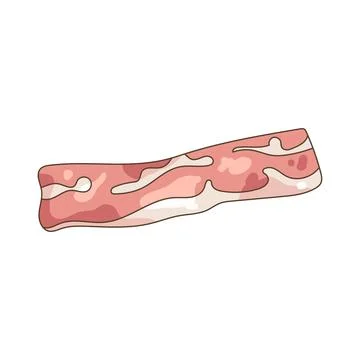Illustration of Bacon Stock Illustration