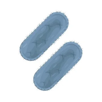Illustration of Bacteria Illustrazione stock