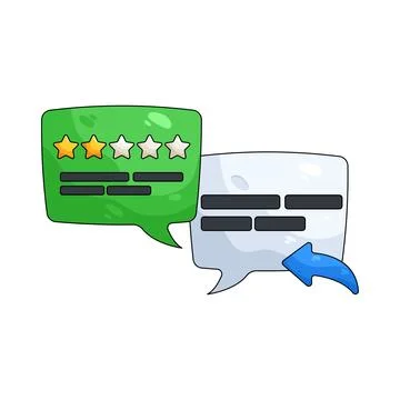 Illustration of  Bad feedback Stock Illustration