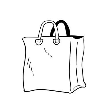 Illustration of Bag - Vector hand drawn Stock Illustration