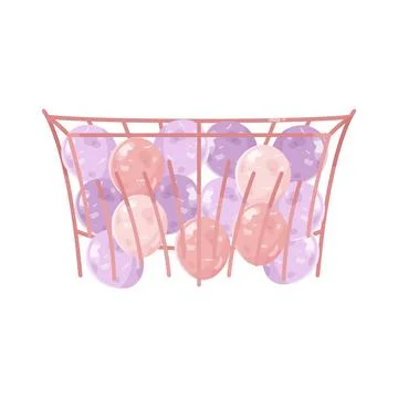 Illustration of balloon drop Stock Illustration