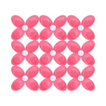 Illustration of balloon wall Stock Illustration