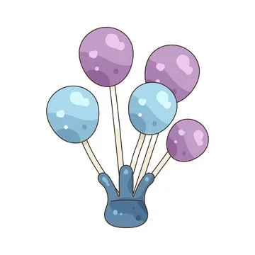Illustration of balloon weight Stock Illustration