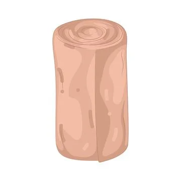 Illustration of bandage roll Stock Illustration