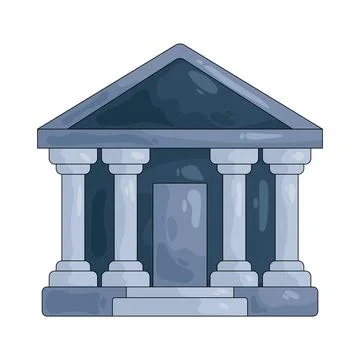 Illustration of bank Stock Illustration