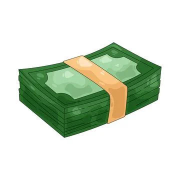 Illustration of banknote Stock Illustration