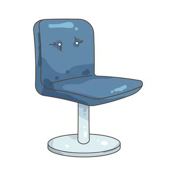 Illustration of bar stool Stock Illustration