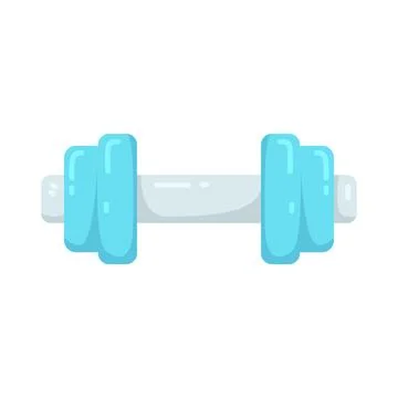 Illustration of barbell Ilustración de archivo
