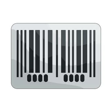 Illustration of barcode Illustrazione stock