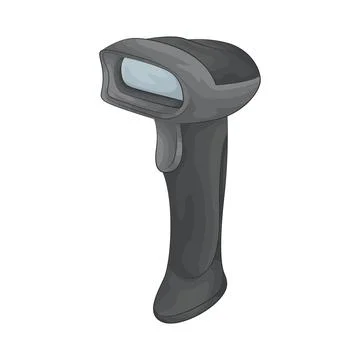 Illustration of barcode scanner Stock Illustration