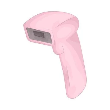 Illustration of barcode scanner Stock Illustration
