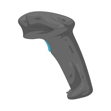 Illustration of barcode scanner Stock Illustration