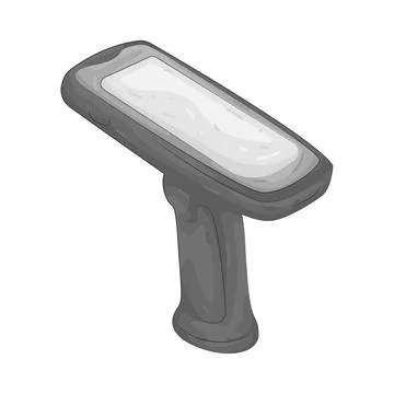 Illustration of barcode scanner イラスト素材