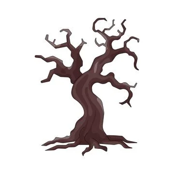 Illustration of bare tree Stock Illustration