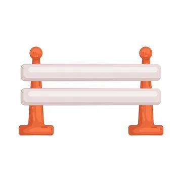 Illustration of barrier Stock Illustration