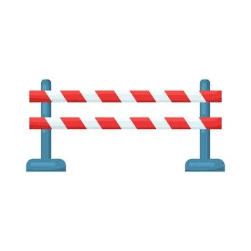 Illustration of barrier Stock Illustration