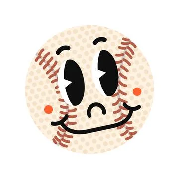 Illustration of Baseball Ball Stock Illustration