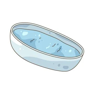 Illustration of bathtub Stock Illustration