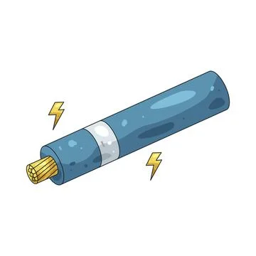 Illustration of battery Stock Illustration