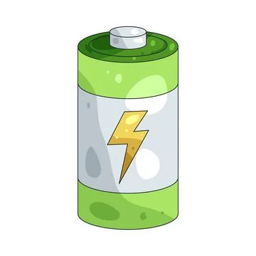 Illustration of battery Stock Illustration