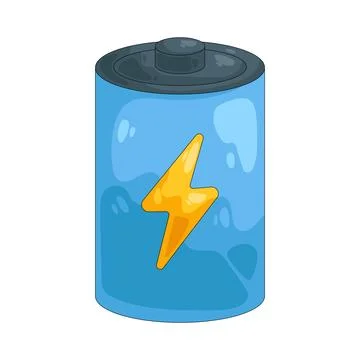 Illustration of battery Ilustración de archivo