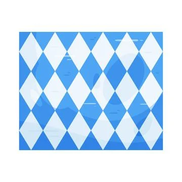 Illustration of bavarian pattern Stock Illustration