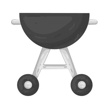 Illustration of BBQ grill Stock Illustration