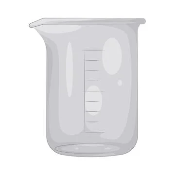 Illustration of beaker Illustrazione stock