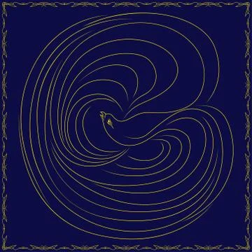 Illustration of beautiful bird Stock Illustration