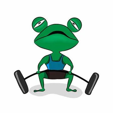 Illustration : Beautiful Frog Stock Illustration
