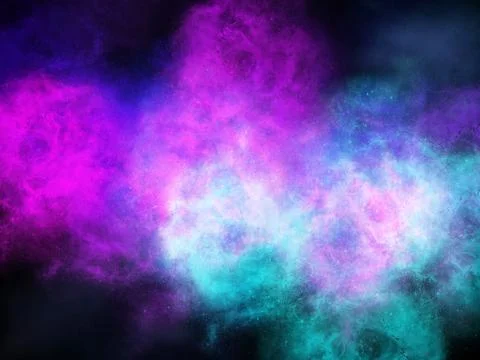 Illustration of beautiful outer space Stock Illustration