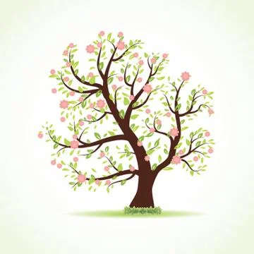 Illustration of beautiful spring background Stock Illustration
