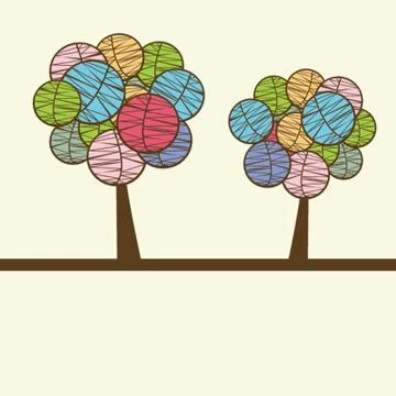 Illustration of beautiful spring background Stock Illustration